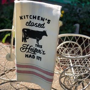 Handmade kitchen towel!